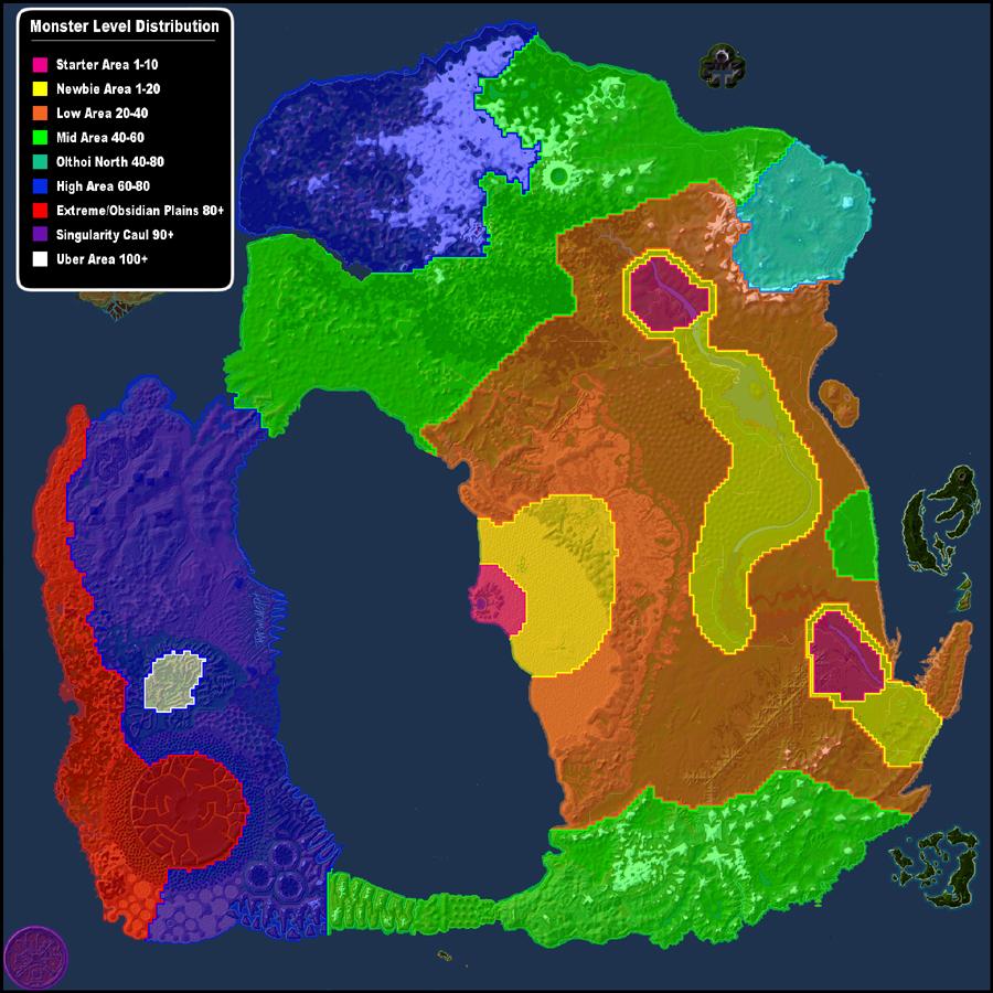 dungeons map for asheron